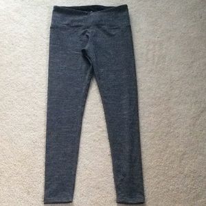 Grey Full-Length Athletic Leggings